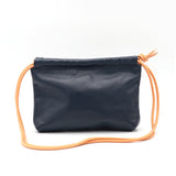 Sac Cuir Crossbody - LUTÈCE - Bleu Navy