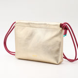 Sac Cuir Crossbody - LUTÈCE - Champagne