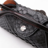 Étui à lunettes - Python Noir