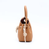 Mini Leather Bucket Bag - MINI BUCKET - Gold