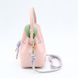 Mini Sac Seau Cuir - MINI BUCKET - Candy & Arlequin