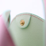 Mini Sac Seau Cuir - MINI BUCKET - Candy & Arlequin