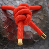 Mini Sac Seau Cuir - MINI BUCKET - Python Silver Magma