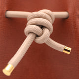 Mini Leather Bucket Bag - MINI BUCKET - Saffiano