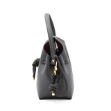 Mini Leather Bucket Bag - MINI BUCKET - Black