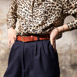 CEINTURE EN CUIR - BOUCLE CARRÉE ET D-Ceinture-Atelier Penso