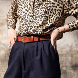 CEINTURE EN CUIR - BOUCLE CARRÉE ET D-Ceinture-Atelier Penso