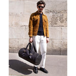 Sac de Voyage Cuir - WEEKENDER - Sur-Mesure-Sac Weekender-Atelier Penso